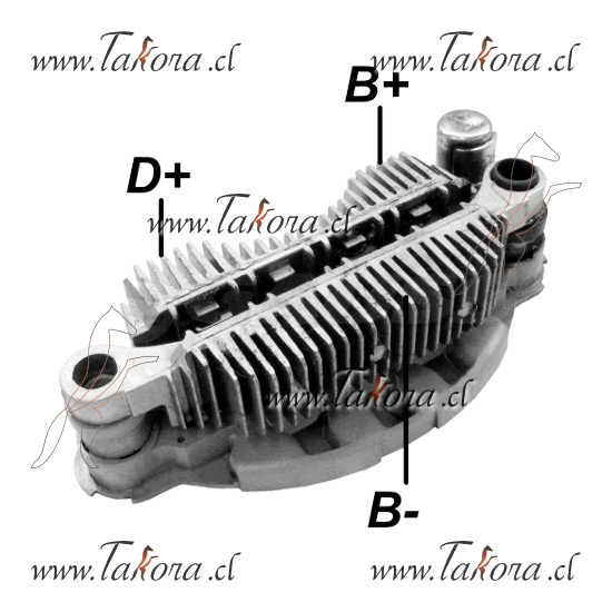 Repuestos de autos: Rectificador Mitsubishi, 12Volts , 110Amperes, Hyu...
Nro. de Referencia: GA-1879CH