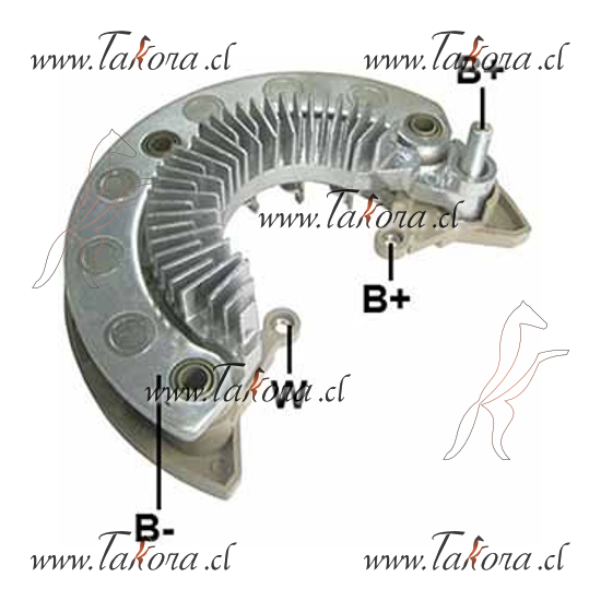 Repuestos de autos: Rectificador Mitsubishi, 150Amperes, 12 Di-128mm.,...
Nro. de Referencia: GA-1359CH