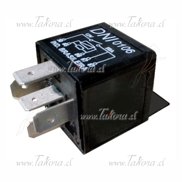 Repuestos de autos: Relay (Reles) Auxiliar 12Volts, 5 Terminales, 87-8...
Nro. de Referencia: DNI-0106