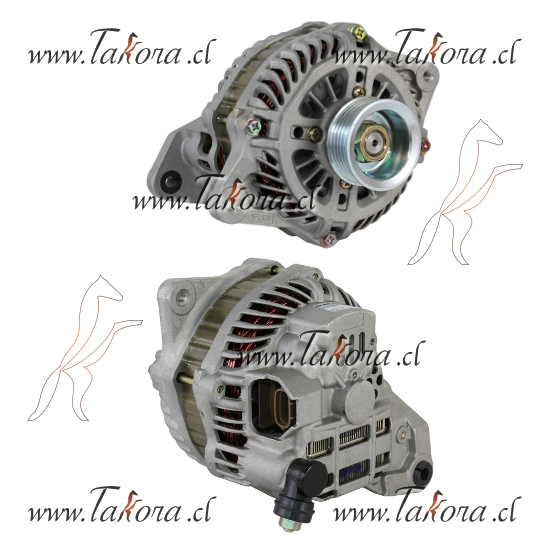 Repuestos de autos: Alternador Mitsubishi, 12Volts, 110Amperes, 5Pk, S...
Nro. de Referencia: 23700-AA55A