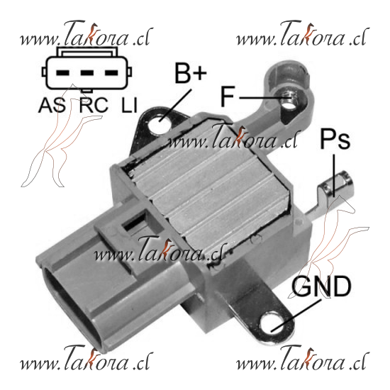 Repuestos de autos: Caja Reguladora Denso, 12Volts, 3Pin-Ford Expediti...
Nro. de Referencia: 104210-1110