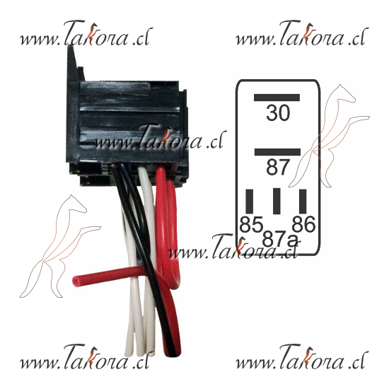 Repuestos de autos: Enchufe con Chicote Micro Relay 12Volts-24Volts, 3...
Nro. de Referencia: DNI-7534