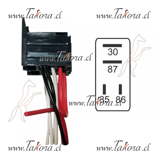 Repuestos de autos: Enchufe con Chicote Micro Relay 12Volts-24Volts, 3...
Nro. de Referencia: DNI-7531