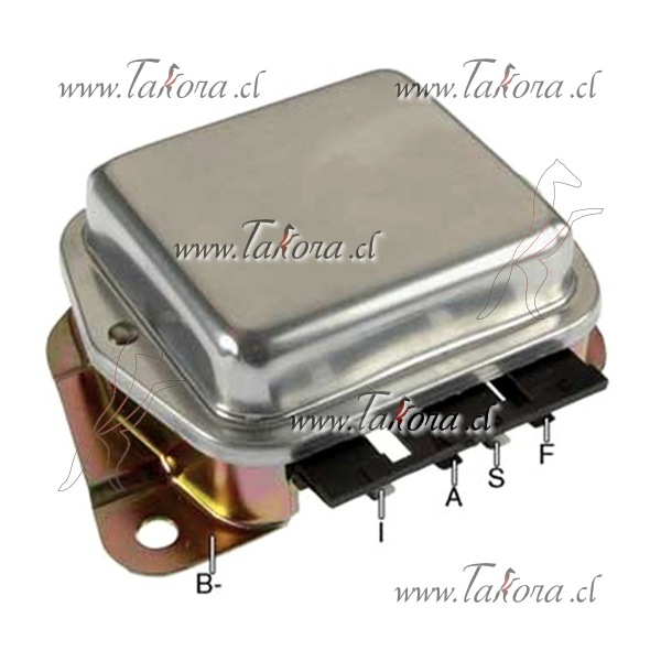 Repuestos de autos: Caja Reguladora de Voltaje, Linea Ford, 12Volts, 6...
Nro. de Referencia: F-540E