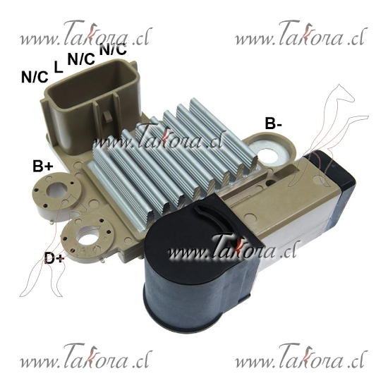 Repuestos de autos: Caja Reguladora Chino, 4Pines,  12Volts, Jfz1929D
...
Nro. de Referencia: GA-608
