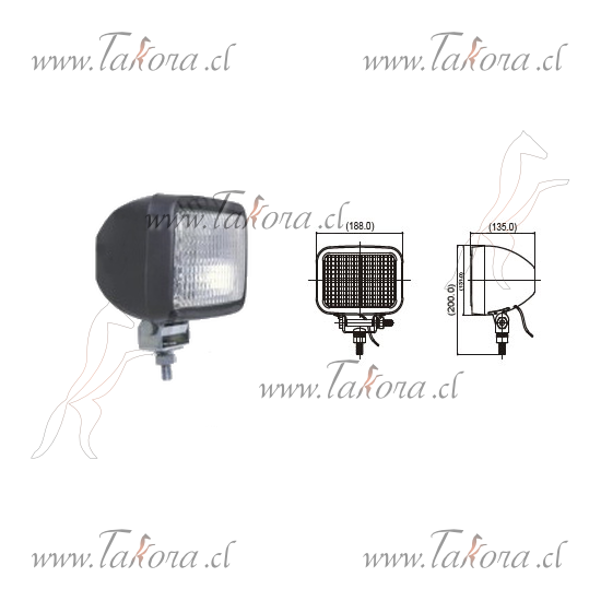 Repuestos de autos: Farol Halogeno, Faenero Rectangular, 188X131 mm., ...
Nro. de Referencia: NEO-928