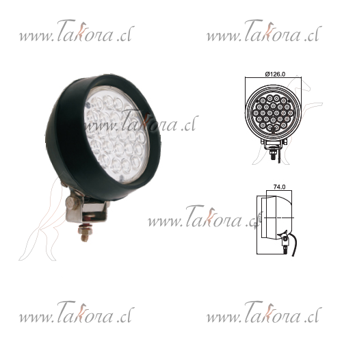 Repuestos de autos: Farol Faenero halogeno 12-30 Volts, 24 Led, 72 Wat...
Nro. de Referencia: NEO-1239