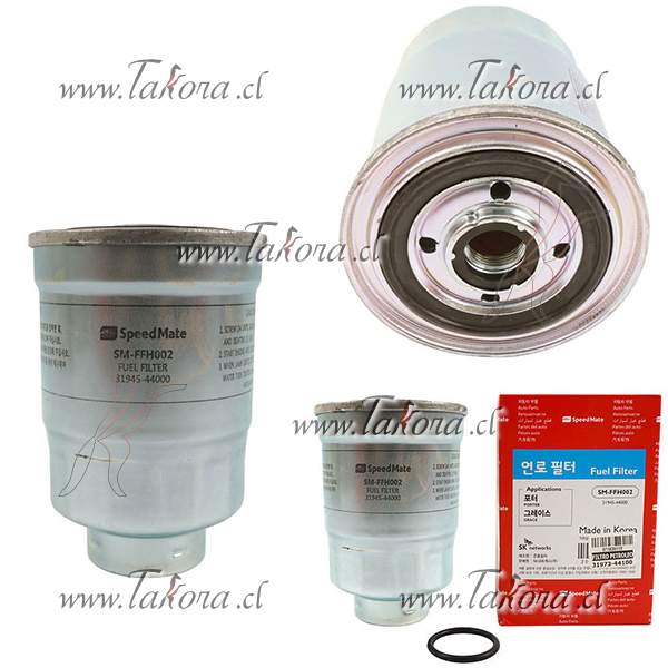 Repuestos de autos: Filtro de Petroleo (Combustible), Hyundai Terracan...
Nro. de Referencia: 31973-44100