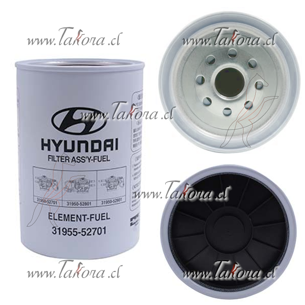 Repuestos de autos: Filtro de Petroleo Hyundai Mighty HD65, HD78, HD12...
Nro. de Referencia: 31955-52701