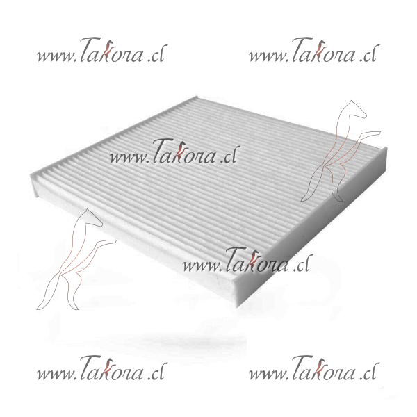 Repuestos de autos: Filtro de Polen, 235x250x25mm.

<br>
<br>(Nro. ...
Nro. de Referencia: 6447-YA