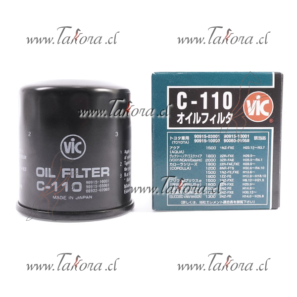 Repuestos de autos: Filtro Aceite, W-68/80, 75.00x66.00xM16X1.5 mm.

...
Nro. de Referencia: 90915-YZZE1