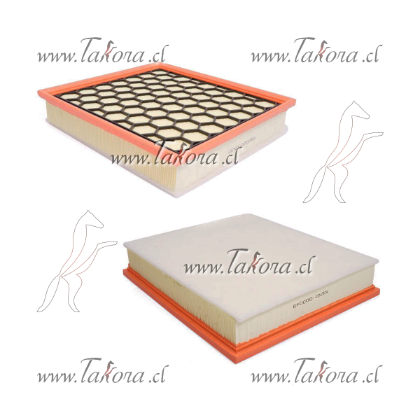 Repuestos de autos: Filtro de Aire, 289x258x48mm.

<br>
<br>(Nro. d...
Nro. de Referencia: KEND-000049