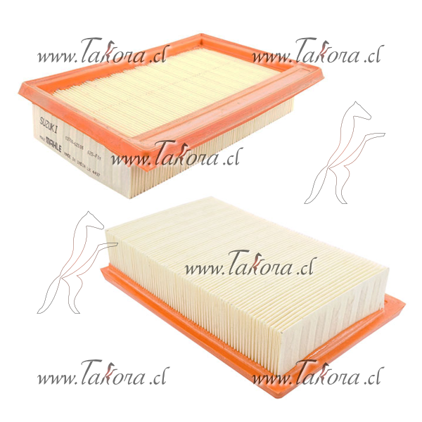 Repuestos de autos: Filtro de Aire, C- 2155/2,  Dimensiones 210x140x45...
Nro. de Referencia: 13780M62S00