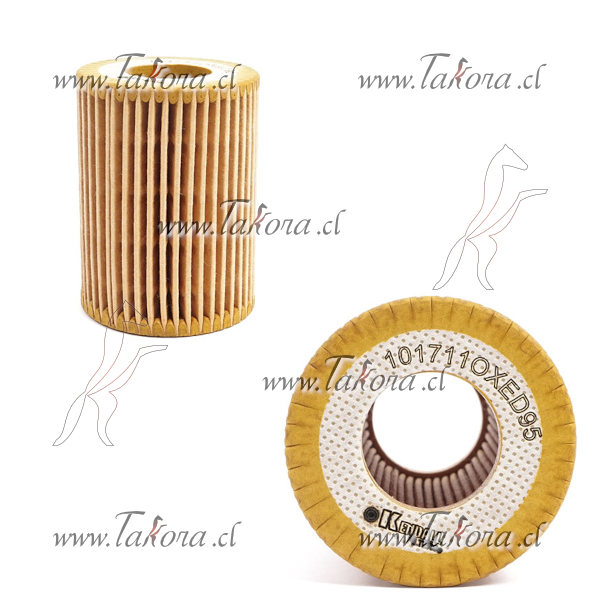 Repuestos de autos: Filtro de Aceite, HU608X, 73x54x24mm., Elemento 
...
Nro. de Referencia: 1017110XED95