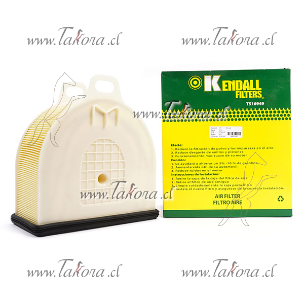 Repuestos de autos: Filtro de Aire, 273x250x147mm.

<br>
<br><span ...
Nro. de Referencia: 28130-5M100