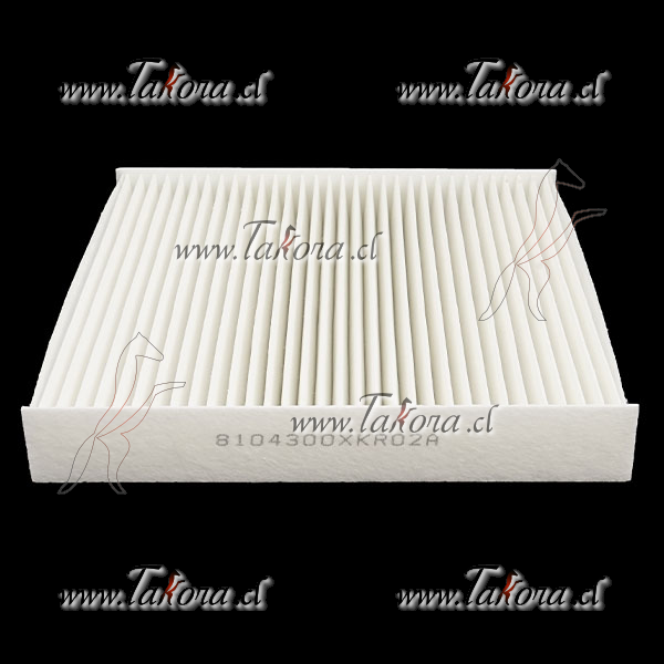 Repuestos de autos: Filtro de Polen, 205x200x30mm.

<br>
<br><span ...
Nro. de Referencia: 8104300XKR02A