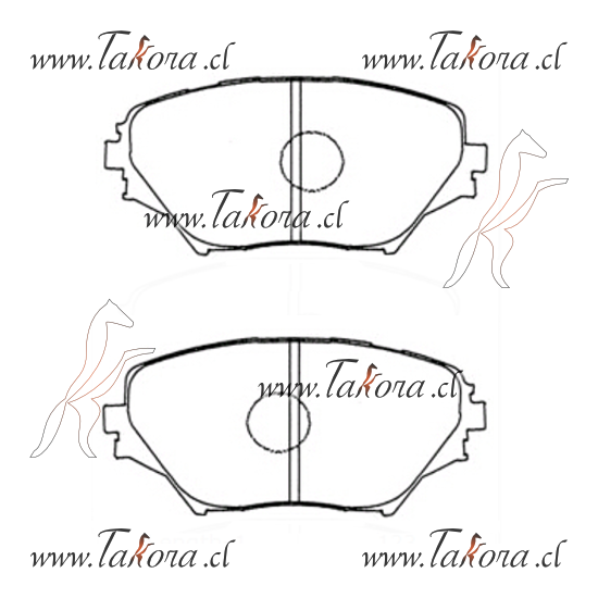 Repuestos de autos: Juego de Pastillas de Frenos, Toyota Rav4 01-05. D...
Nro. de Referencia: 04465-42130