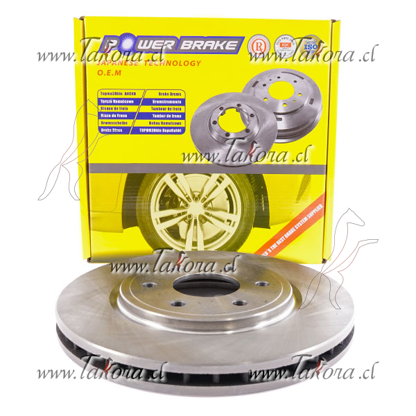 Repuestos de autos: Disco de Freno Delantero Ventilado, Derecho/Izquie...
Nro. de Referencia: 40206-EB300