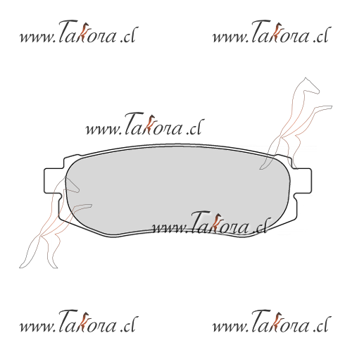 Repuestos de autos: Juego de Pastillas de Frenos Subaru Tribeca 3.0 3....
Nro. de Referencia: 26696-XA010