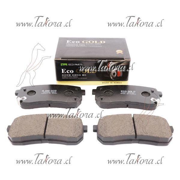 Repuestos de autos: Juego de Pastillas de Frenos Traseras, 110.50x48.0...
Nro. de Referencia: 58302-4HA50