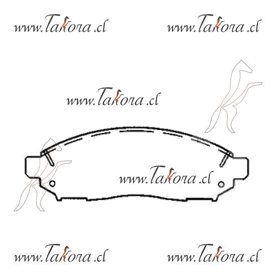 Repuestos de autos: Juego de Pastillas de Frenos Delanteras, Dimension...
Nro. de Referencia: 41060-ZP025