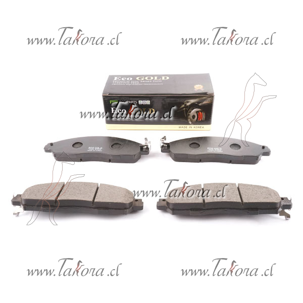 Repuestos de autos: Juego de Pastillas de Frenos, Delantera,  165.50x5...
Nro. de Referencia: D1060-4JA0A
