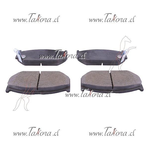 Repuestos de autos: Juego de Pastillas Frenos, Delanteras, 108.60x42.0...
Nro. de Referencia: 55810M55R00