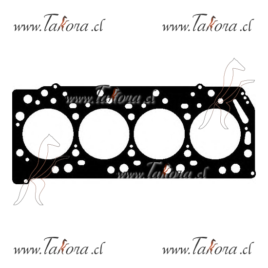Repuestos de autos: Empaquetadura de Culata, 3 Muescas, Grosor 1.45 mm...
Nro. de Referencia: MD-377774