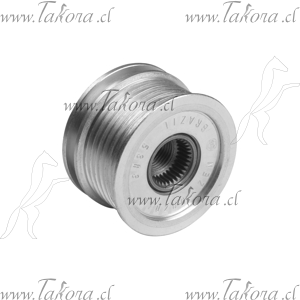 Repuestos de autos: Polea C/Embrague, Alternador Bosch,  17/61/5Pk Aud...
Nro. de Referencia: F00M991388