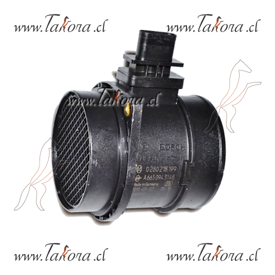 Repuestos de autos: Flujometro (Sensor MAF), 5 pines, Original (Euro I...
Nro. de Referencia: 6650943148
