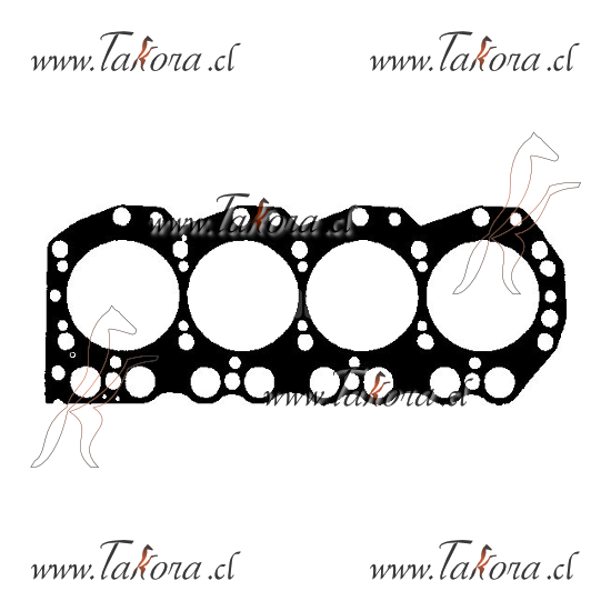 Repuestos de autos: Empaquetadura de Culata, 1.35mm., metalica, Nissan...
Nro. de Referencia: 11044-43G02