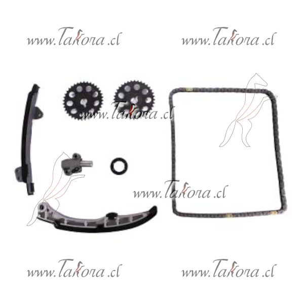 Repuestos de autos: Kit Distribucion, 7 piezas, Cadena 124 Eslabones S...
Nro. de Referencia: T032K