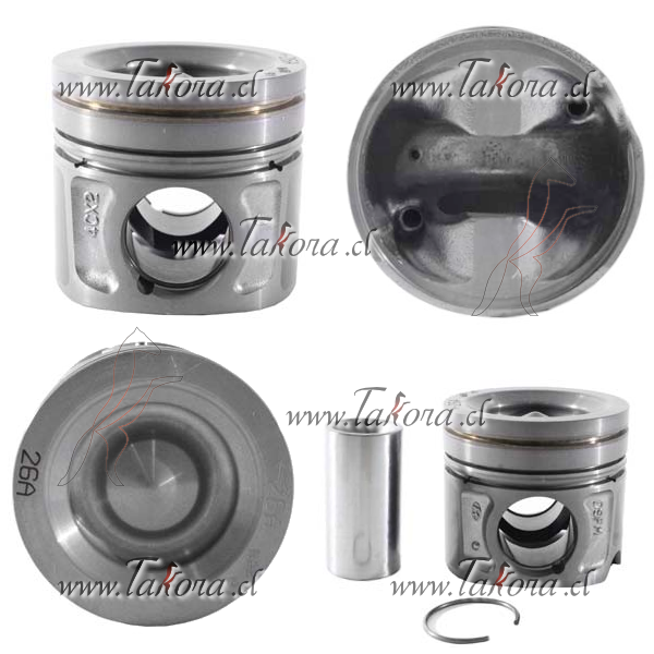 Repuestos de autos: Piston Std., Diametro : 85.50mm., 2.5-2.0-3.0, L= ...
Nro. de Referencia: 23410-2F970