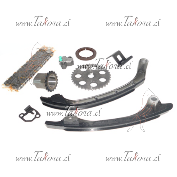 Repuestos de autos: Kit/Set de Distribucion, 9 piezas, Cadena 124 Esla...
Nro. de Referencia: T037K