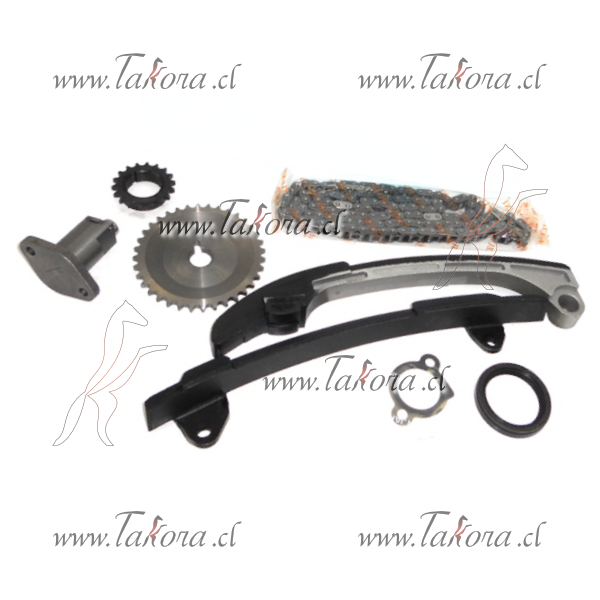 Repuestos de autos: Kit/Set de Distribucion 8 piezas, Cadena 134 Esl S...
Nro. de Referencia: T031K