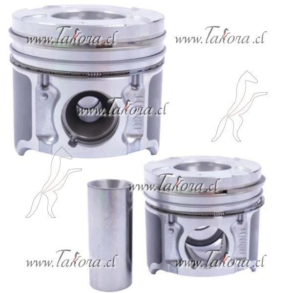 Repuestos de autos: Piston Std., con Anillo, Std., Diametro 86.20mm., ...
Nro. de Referencia: 6640302817