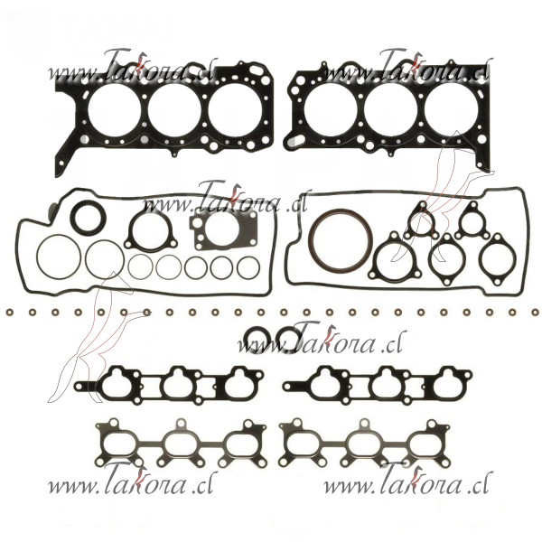 Repuestos de autos: Juego de Empaquetaduras Motor 

<br>
<br>(Nro. ...
Nro. de Referencia: 11400-52820