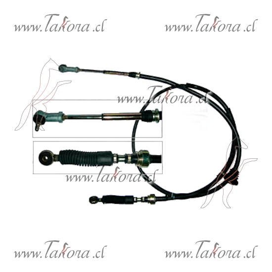 Repuestos de autos: Piola (cable) Selectora Caja de Cambios, Kia Besta...
Nro. de Referencia: 0K71E-46-500E