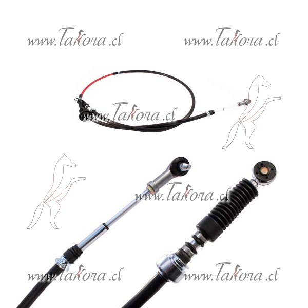 Repuestos de autos: Piola (cable) Selectora de la Caja de Cambios, Roj...
Nro. de Referencia: 0K60A-46-600E