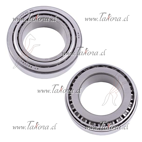 Repuestos de autos: Rodamiento,  40.00zx68.00x14.50x19.00mm., cono cub...
Nro. de Referencia: 32008X