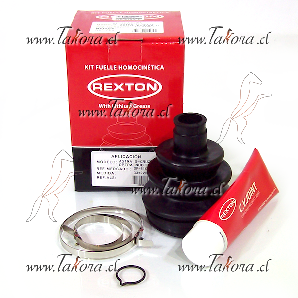 Repuestos de autos: Fuelle Homocinetica Kit, Lado Rueda, Chevrolet Ast...
Nro. de Referencia: OP-810A-F