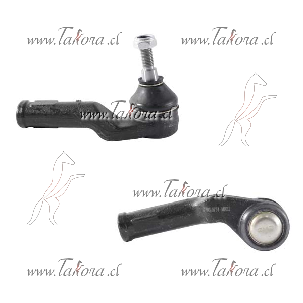 Repuestos de autos: Terminal de Direccion, Delantero exterior, Derecho...
Nro. de Referencia: BP4L-32-280