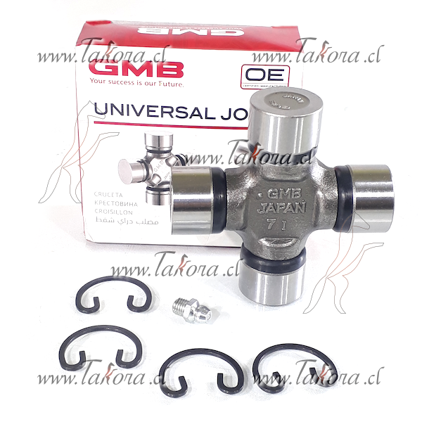 Repuestos de autos: Cruceta Cardan, Dimensiones 25.00x76.80mm., Seguro...
Nro. de Referencia: GUM-91