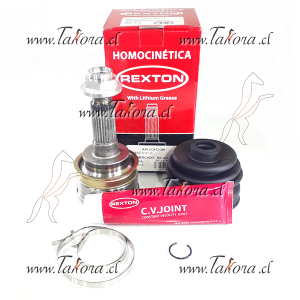 Repuestos de autos: Homocinetica, Mazda 323, 91-94, Dientes Exteriores...
Nro. de Referencia: MZ-009