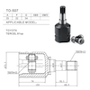 Repuestos de autos: Homocinetica Toyota Yaris Sport 00-05, Dientes Ext...
Nro. de Referencia: TO-507