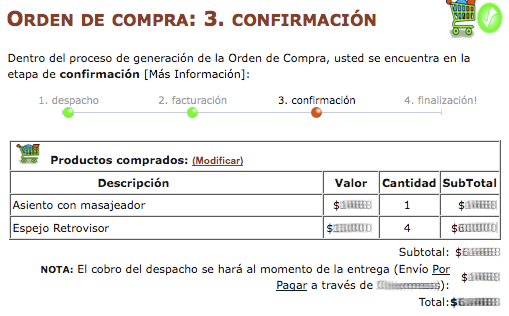 Ingreso o creación de una Cuenta Cliente